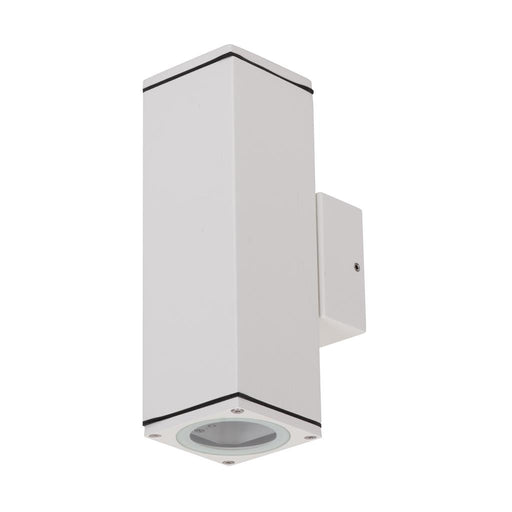 Domus ALPHA-2 Up/Down LED GU10 Exterior Wall Light White