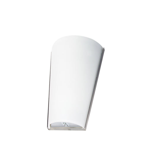 Oriel Lighting ODYSSEY Opal and Brushed Chrome 26cm Wall Light