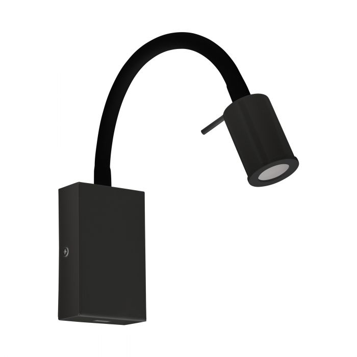Eglo Lighting Tazzoli 3.5W Led Black Wall Light W/Usb Charging Port