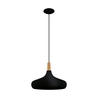 Eglo Lighting Sabinar 60W E27 Black Large 2M Pendant Light