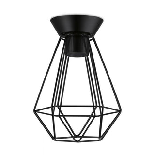 Eglo Lighting Tarbes DIY 60W E27 Black Small Ceiling Light
