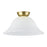 Eglo Lighting Murcia DIY 60W Alabaster/Brass Large Ceiling Light
