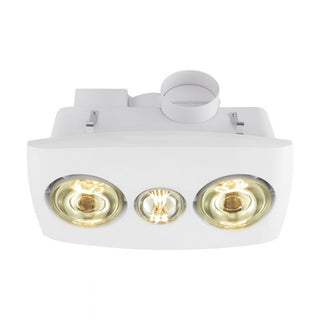 Eglo VESUVIUS Bathroom Heater & Light with 2 Heat Lamp