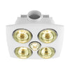 Eglo VESUVIUS Bathroom Heater & Light with 4 Heat Lamp