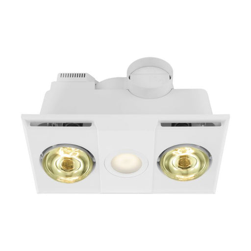 Eglo HEATFLOW Bathroom Heater & Light with 2 Heat Lamp