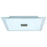 Damiano Square Fluorescent Glass Oyster by VM Lighting