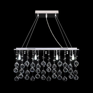 STARLIGHT-P80 CRYSTAL LED PENDANT - LENGTH 800MM / WHITE LED Domus