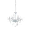 Eglo Lighting BASILANO 1 pendant light traditional clear glass with chrome highlights