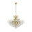 Eglo Lighting FENOULLET 1 pendant light crystals and gold highlights Brass