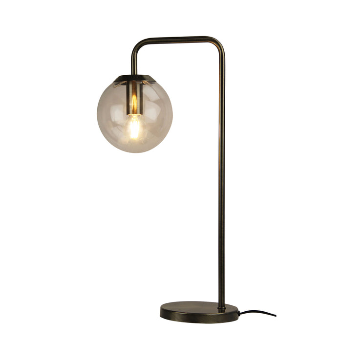 Oriel Lighting NEWTON LAMP Contemporary Clear Glass