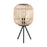 Eglo Lighting Bordesley 28W E27 Black/Light Wood Table Lamp