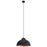Eglo Lighting TRURO 2 pendant light black steel and features a copper-colour