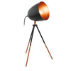 Eglo Lighting Chester 60W E27 Black/Copper Table Lamp