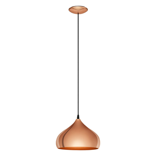 Eglo Lighting HAPTON pendant light made of copper plated steel