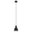 Eglo Lighting PRIDDY pendant light all black finish and metal shades