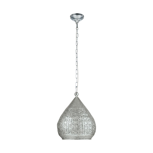 Eglo Lighting MELILLA pendant light hammered finish and delicate cut-outs
