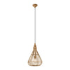 Eglo Lighting AMSFIELD pendant light 350mm in natural cane finish