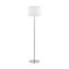Eglo Lighting Hambleton 60W E27 Satin Nickel/White Floor Lamp