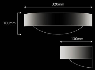 Domus BF-8286 Ceramic Frosted Glass Wall Light