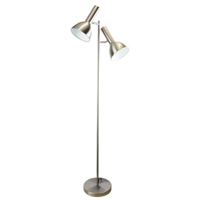 Oriel Lighting VESPA  Mid-century Twin Floor Lamp