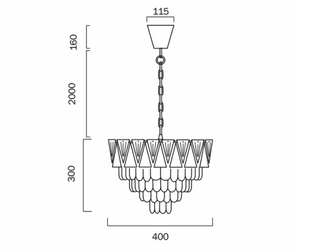 Telbix Valerie PE40 Pendant