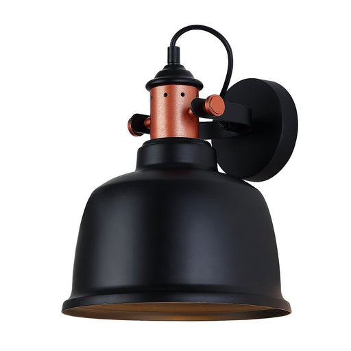 CLA Alta Interior Adjustable Bell with Copper Hightlights Wall Lamps