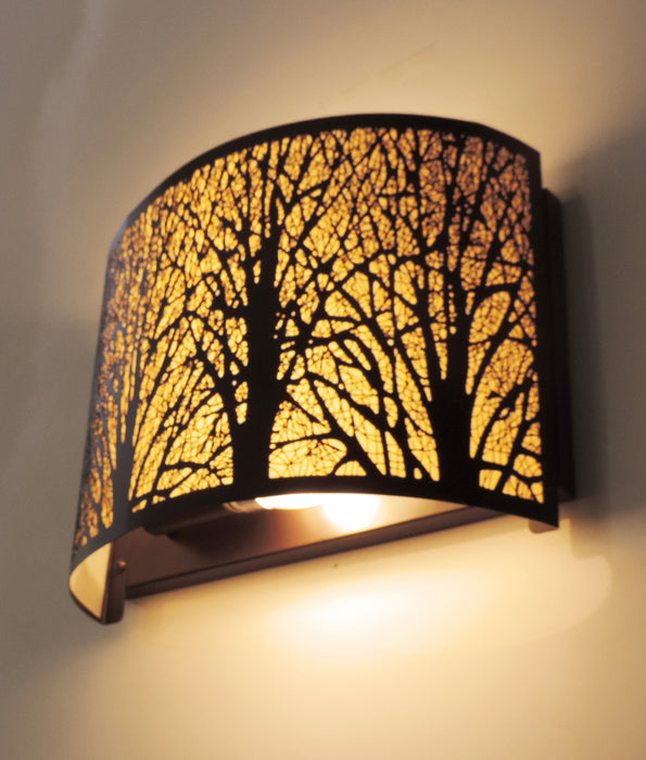 CLA Autumn Aged Bronze with Amber Lining Wall Lamps