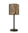 CLA AUTUMN Aged Bronze with Amber Lining Table Lamps