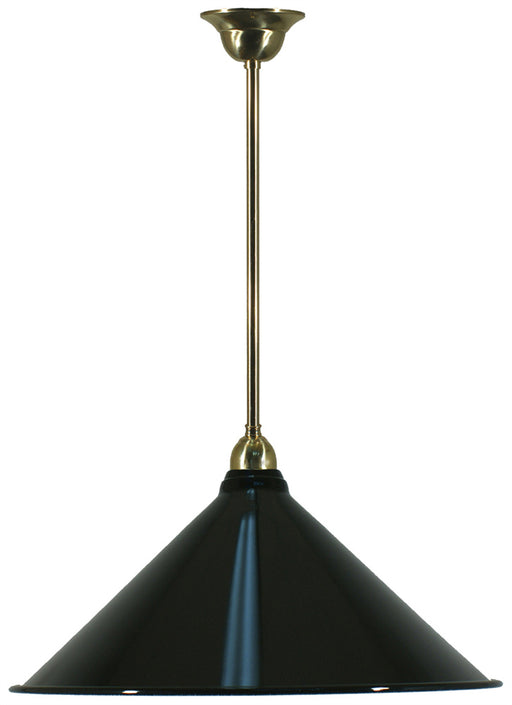 Lighting Inspiration Edwardian Rod Pendant 1/2'' Half Meter Brass