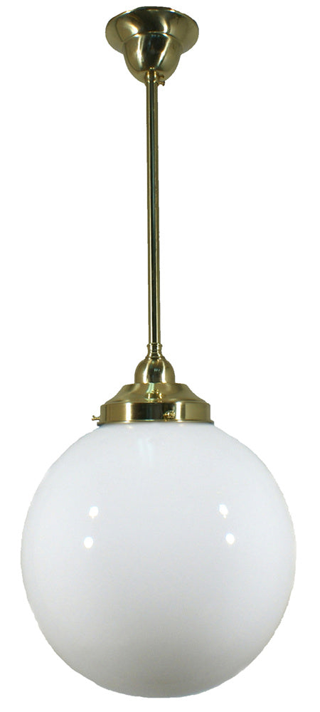 Lighting Inspiration Sphere Rod Pendant Brass