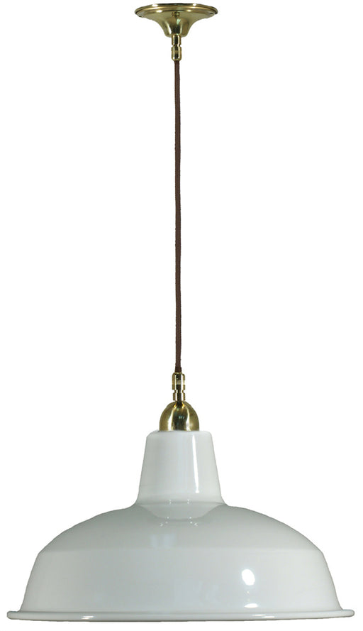 Lighting Inspiration Warehouse Cloth Brown Cord Susp Brass