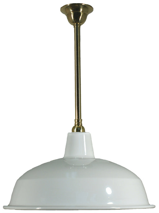 Lighting Inspiration Warehouse 420mm Rod Pendant 3/4'' Half Meter Brass