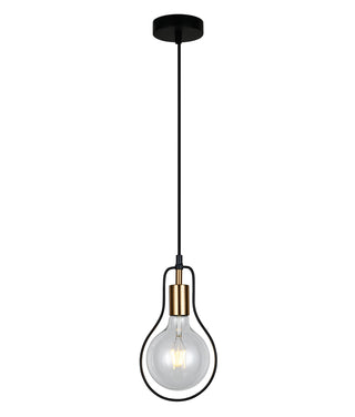 CLA CONTOUR Interior Black Wire Pendant Lights