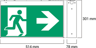 Ektor 4205 Lynk Mercury Jumbo Professional Emergency Exit 40m W/wireless