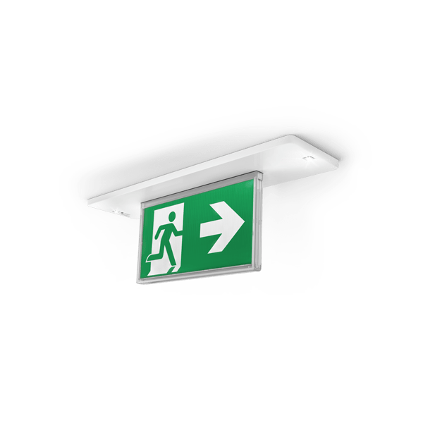 Ektor 18066 Ektor Lynk Razor Recessed Emergency Edgelite Exit 16M PRO ...