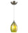 CLA Glaze Glass with Coloured Twist Ellipse (Hand blown glass) pendant lights