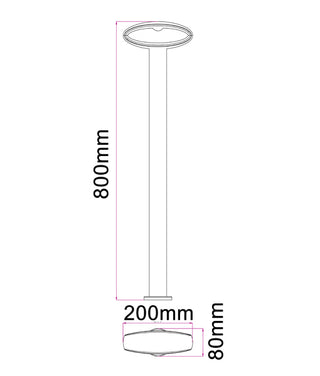 CLA HORUS Exterior LED Surface Mounted Bollard Lights IP54