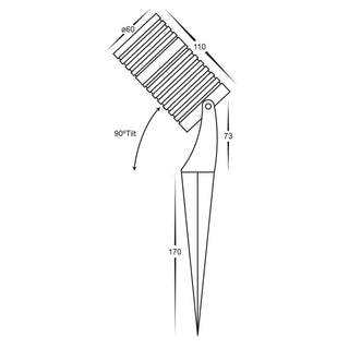 Havit HV1462RGBW Nova Aluminium RGBW 5w LED Garden Spike Light
