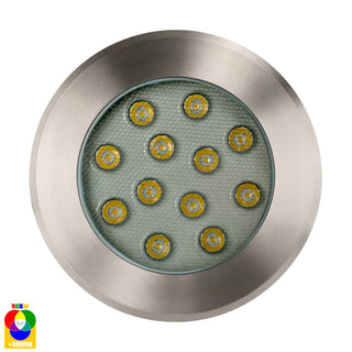 Havit HV1843RGBW Spilt 316 Stainless Steel 12w RGBW LED Inground Light