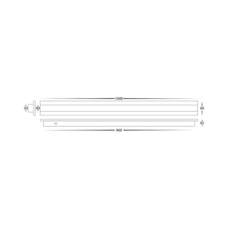 Havit HV3584T Barline Aluminium 1000mm Wall Light