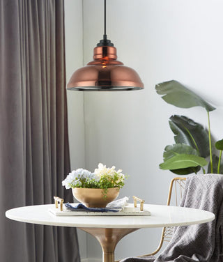 CLA Lamina Copper Coloured Glass Pendant Lights