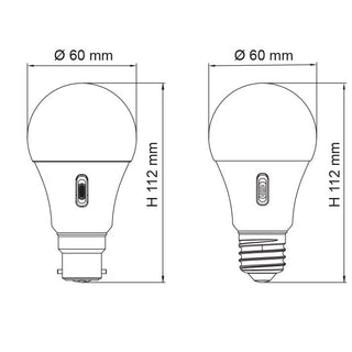SAL OPAL LGS8TC 8W LED SMD GLS Style Lamps
