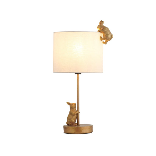 Lexi Two Rabbits Playing Table Lamp