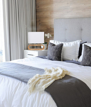 CLA LOTUS Cloth Shade Table Lamps