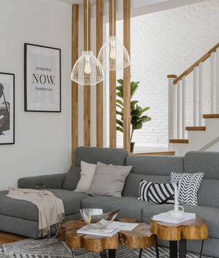 CLA Manu Interior Cone (Concave) Wire Cage Pendant Lights