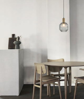 CLA MARACA Glass Jar With Quadrilateral Segment Pendant Lights