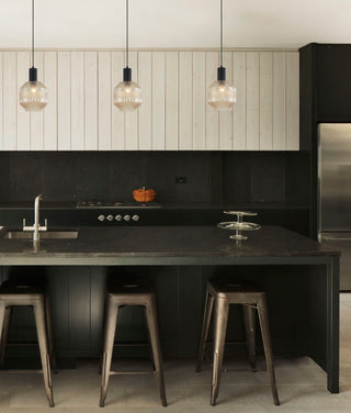 CLA MARACA Glass Jar With Quadrilateral Segment Pendant Lights