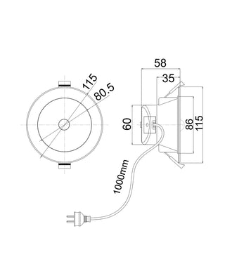 CLA LED Tri-CCT Motion Sensor Recessed 9W Downlight IP44