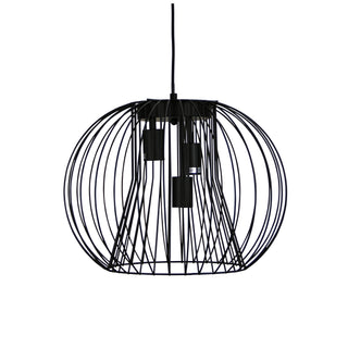 Malo.45 3 Light Wire Pendant Black
