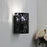 Oriel Vicky Wall Light Black Laser Cut Metal Wall Mounted Light